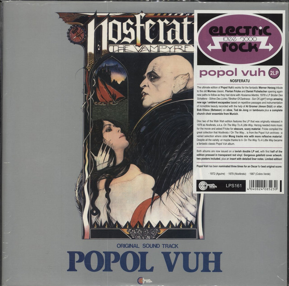 Popol Vuh Nosferatu, The Vampyre - Red vinyl Spanish 2-LP vinyl record set (Double LP Album) LPS161