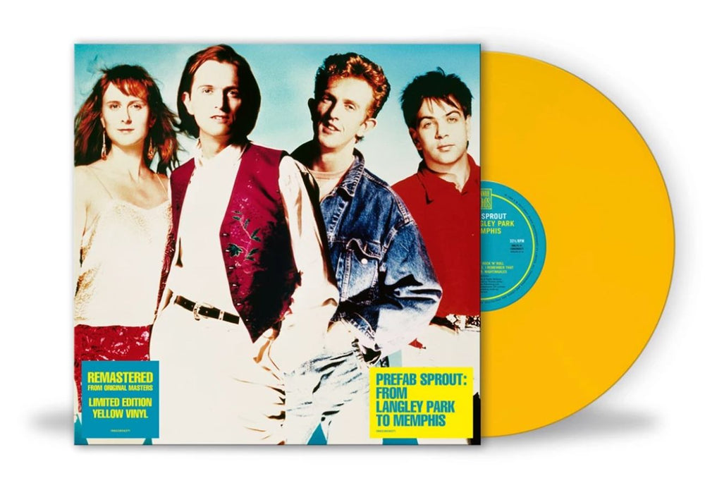 Prefab Sprout From Langley Park To Memphis - Yellow Vinyl - Sealed UK vinyl LP album (LP record) 19802808371