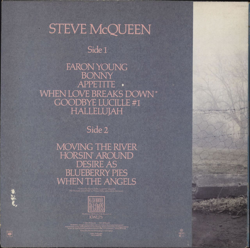 Prefab Sprout Steve McQueen - EX UK vinyl LP album (LP record)