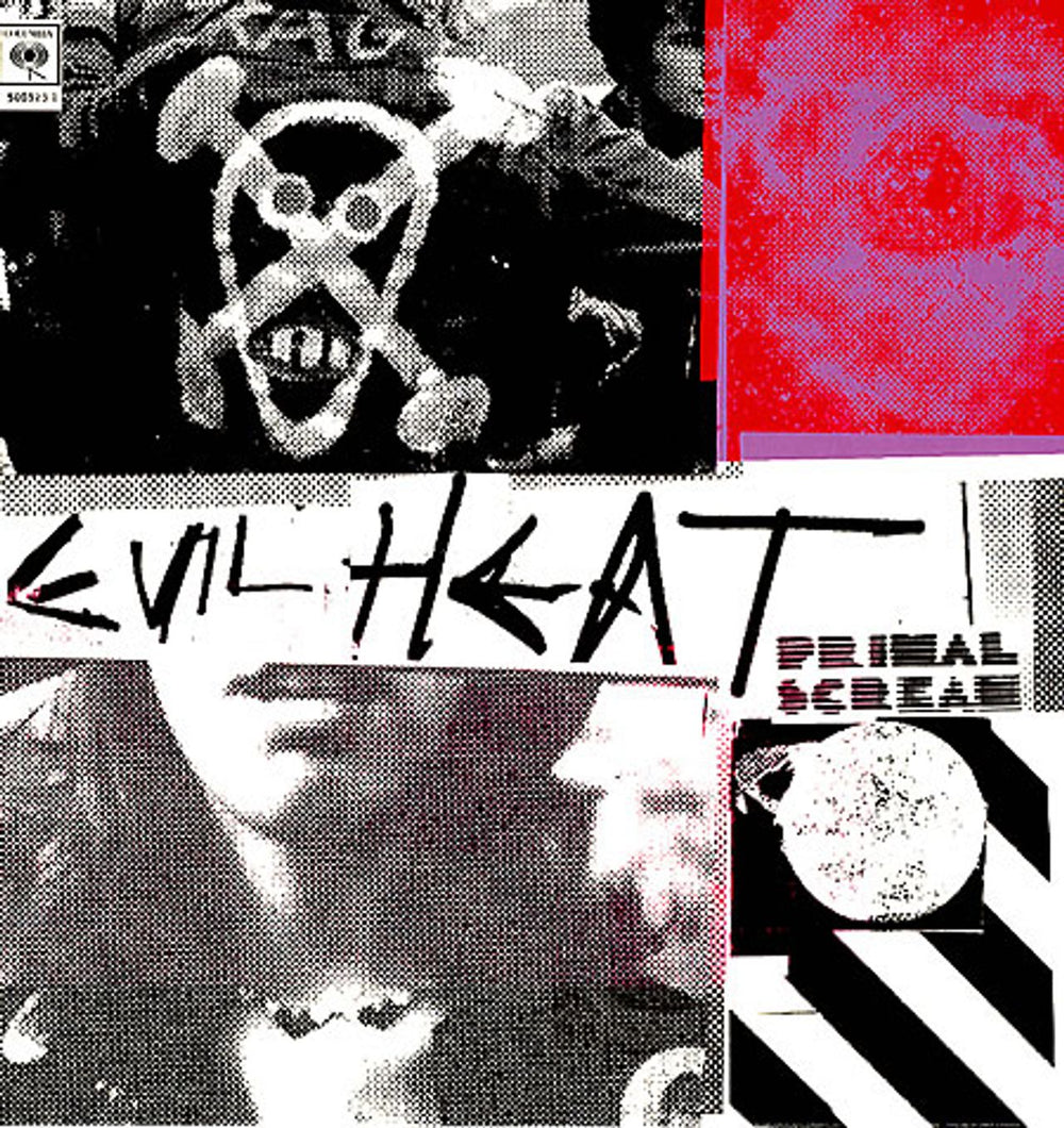 Primal Scream Evil Heat UK 2-LP vinyl record set (Double LP Album) 5089231