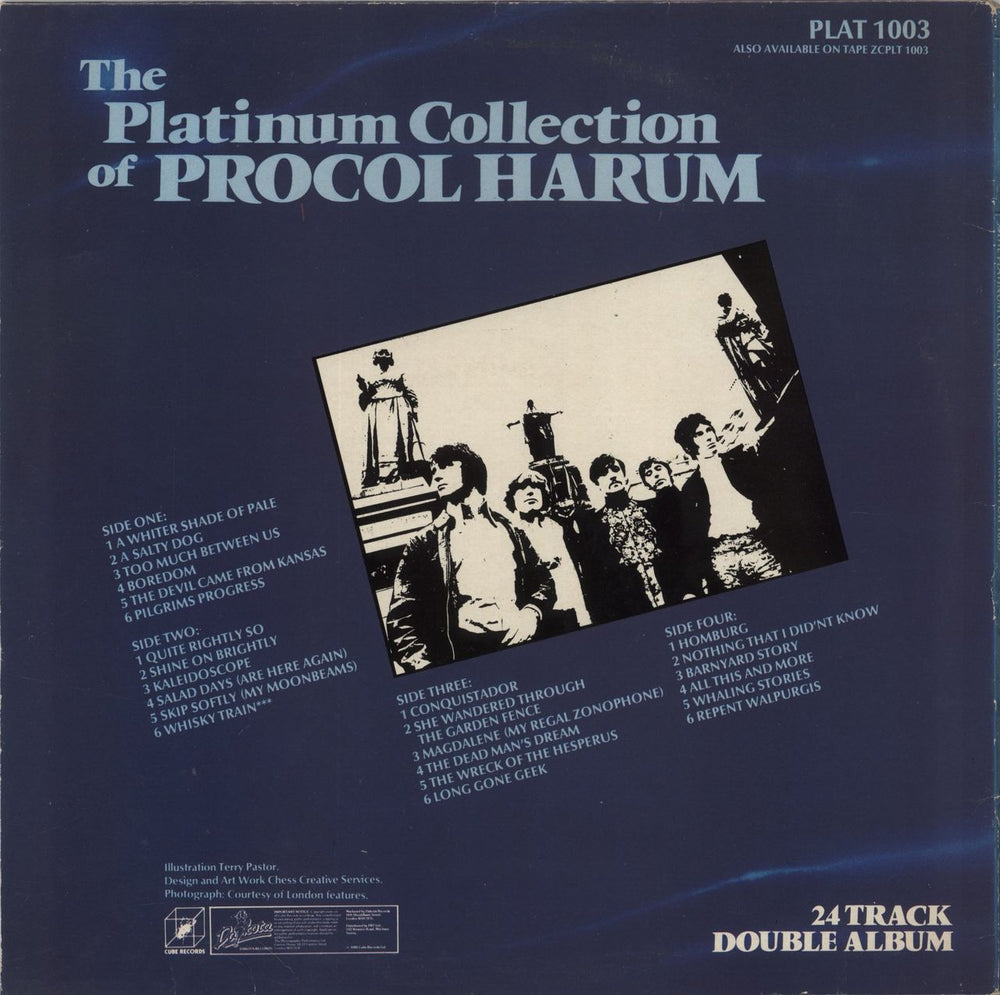 Procol Harum The Platinum Collection UK 2-LP vinyl record set (Double LP Album)