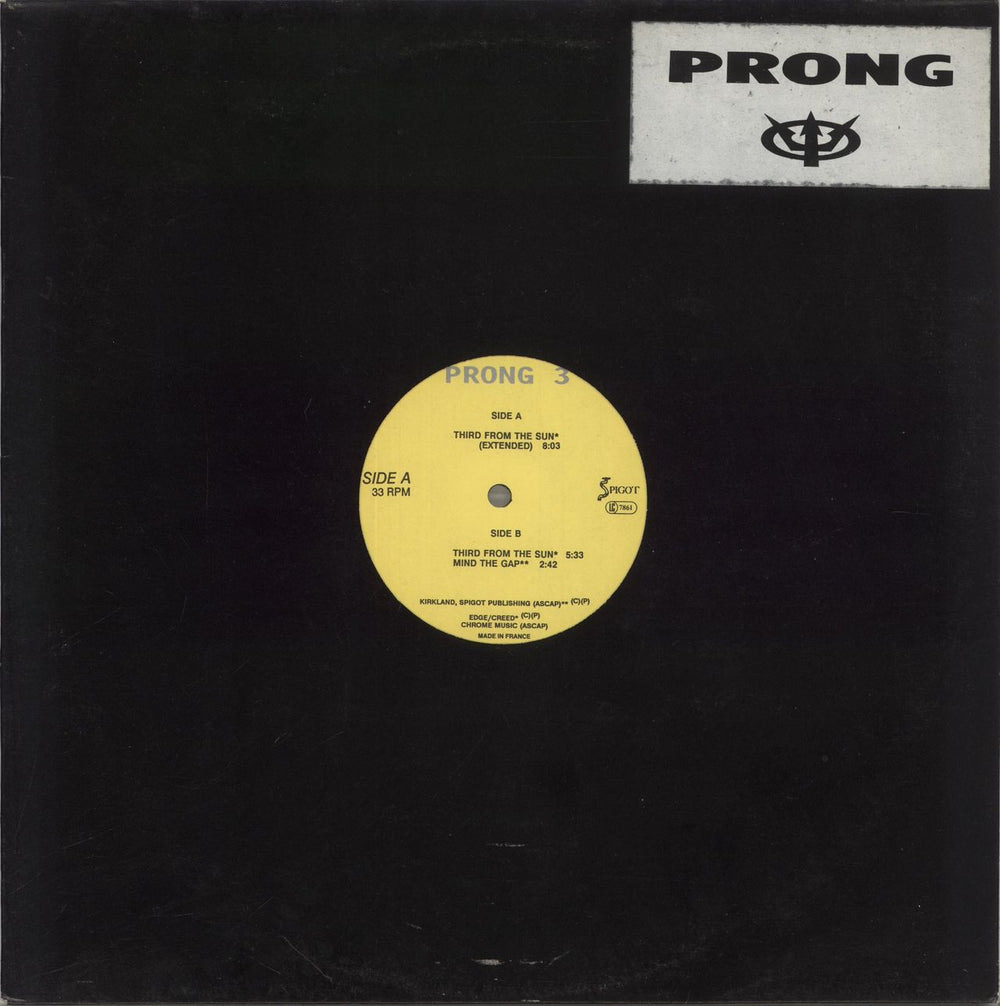 Prong 3 - Third From The Sun UK 12" vinyl single (12 inch record / Maxi-single) SPT3