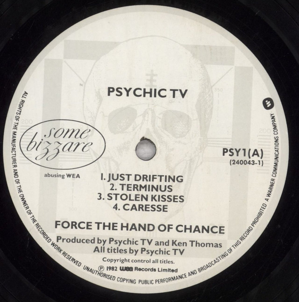 Psychic TV Force The Hand Of Chance - Complete - EX UK 2-LP vinyl record set (Double LP Album) PTV2LFO848330