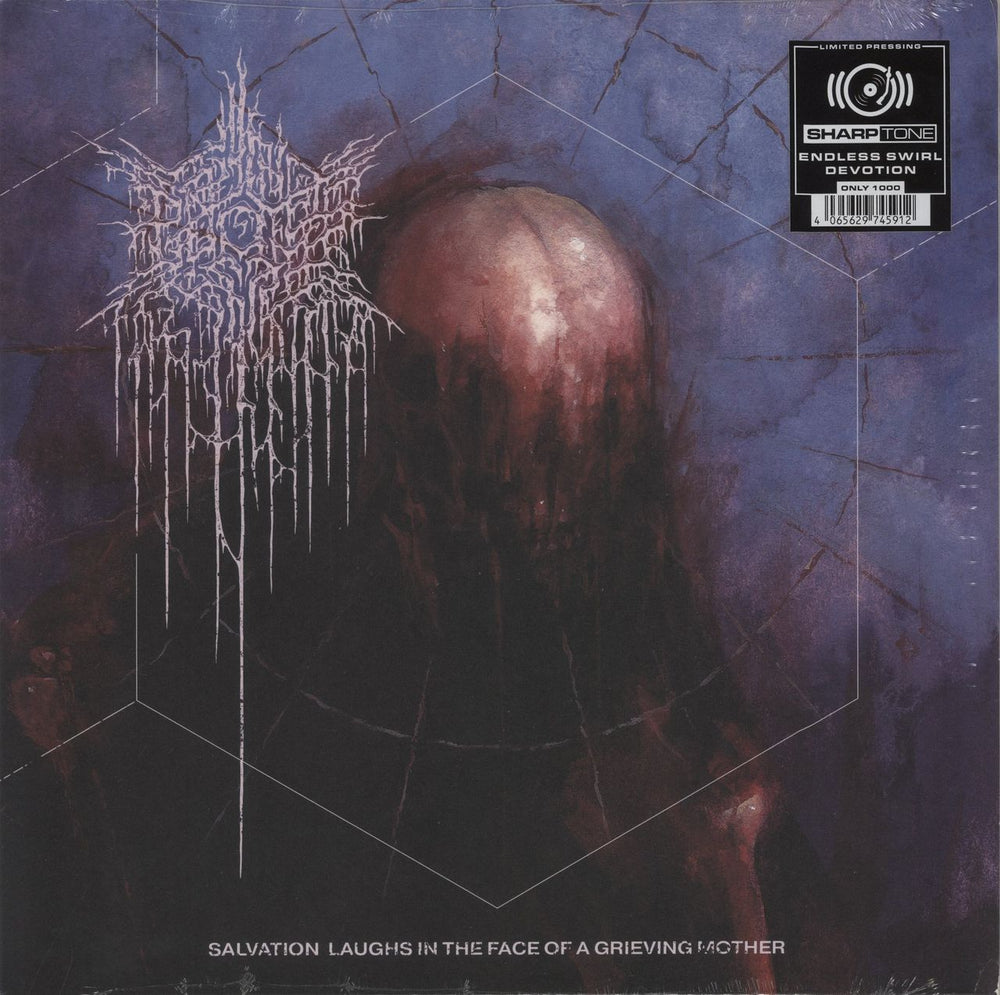 PSYCHO-FRAME Salvation Laughs In The Face Of A Grieving Mother - Red Swirl Vinyl - Sealed US vinyl LP album (LP record) 7459-1