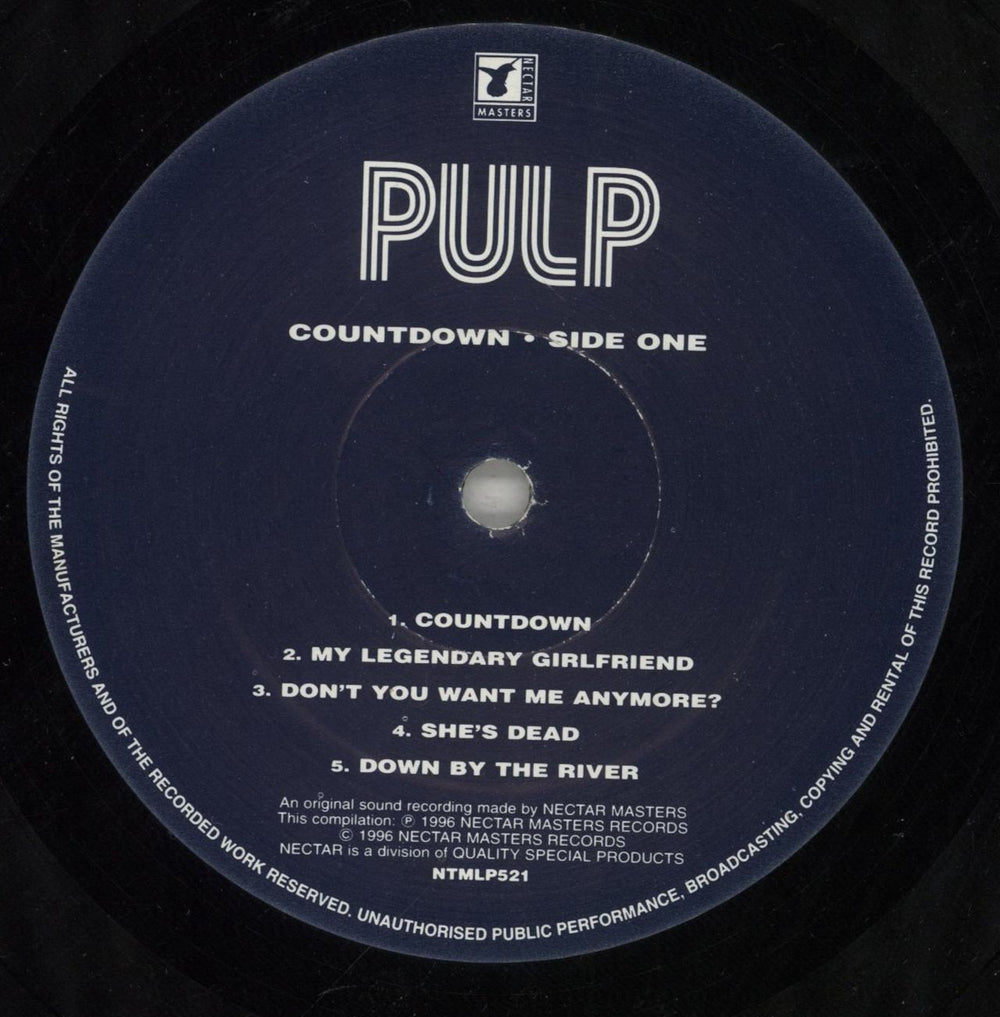 Pulp Countdown 1992-1983 - VG UK 2-LP vinyl record set (Double LP Album) PUL2LCO870992