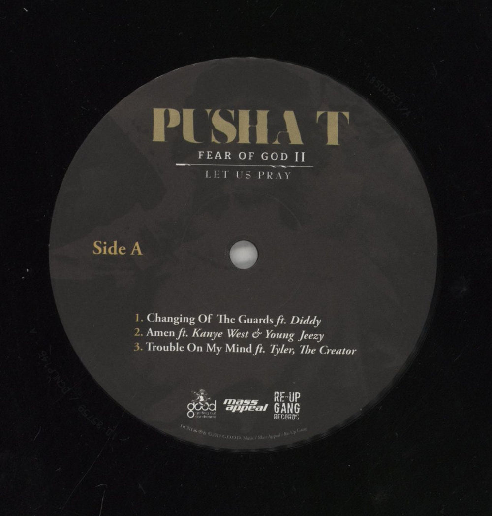 Pusha T Fear Of God II - Let Us Pray US 2-LP vinyl record set (Double LP Album) 5W82LFE861163