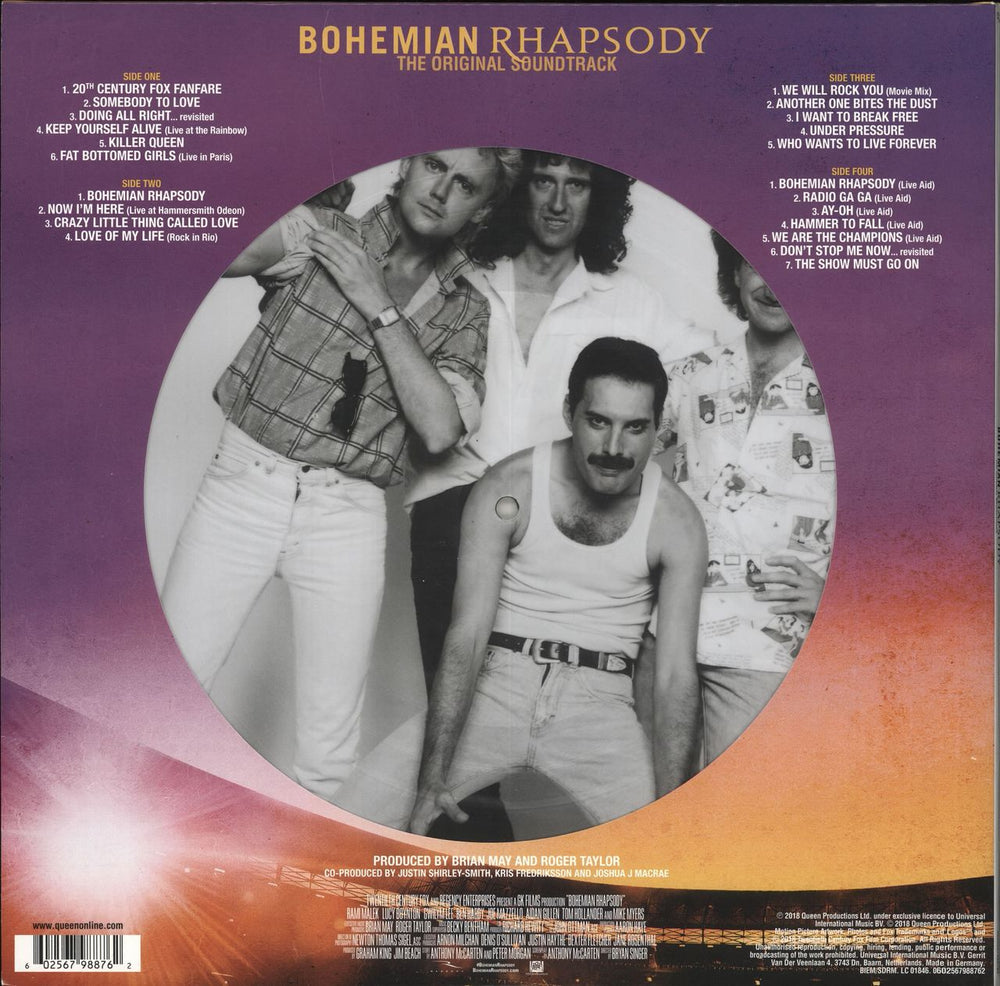 Queen Bohemian Rhapsody OST - RSD19 UK picture disc LP (vinyl picture disc album) 602567988762