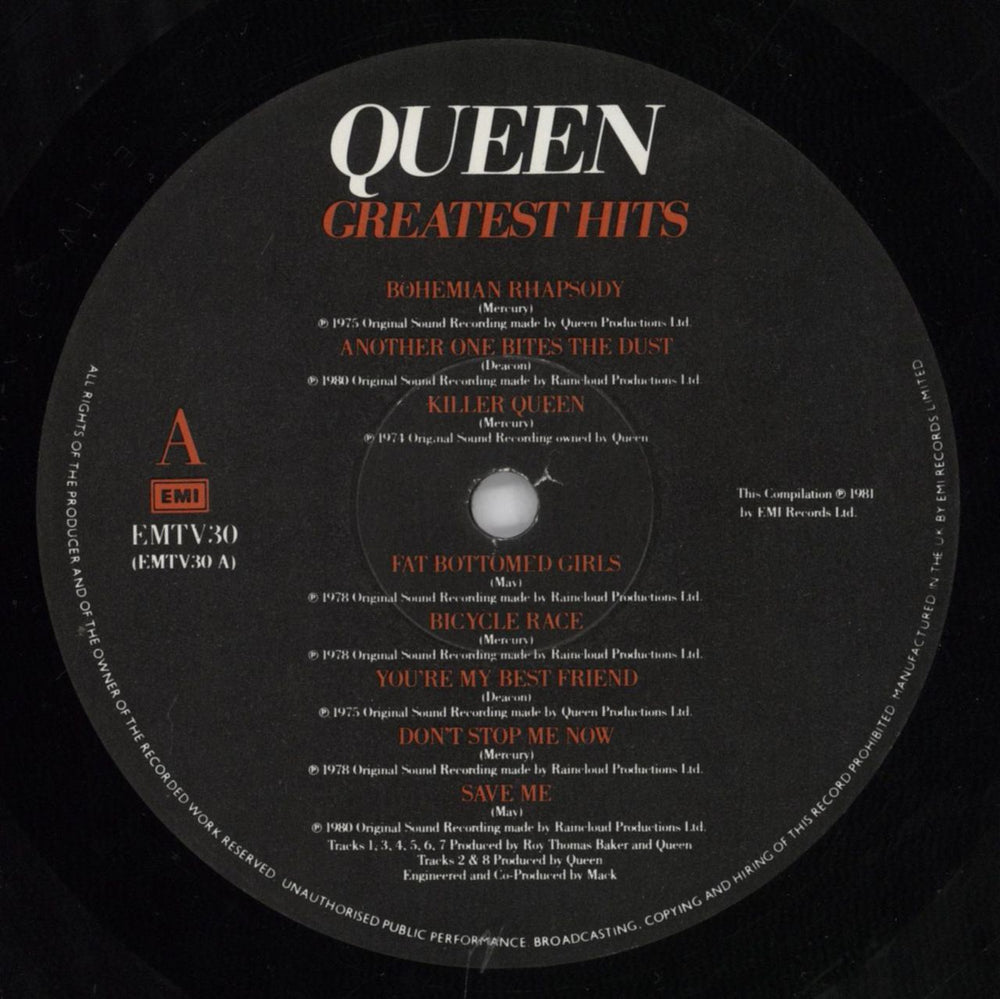 Queen Greatest Hits - barcoded p/s UK vinyl LP album (LP record) QUELPGR817306