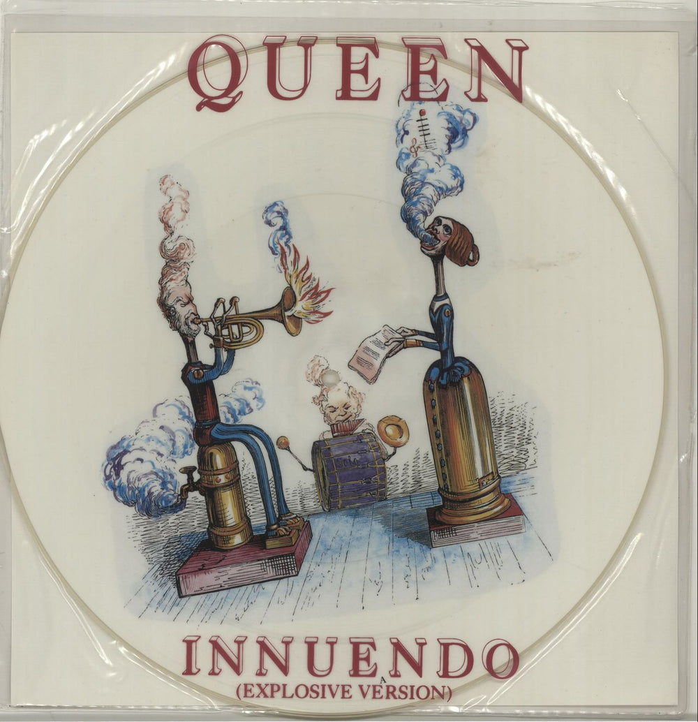 Queen Innuendo - EX UK 12" vinyl picture disc (12 inch picture record) 12QUEENPD16