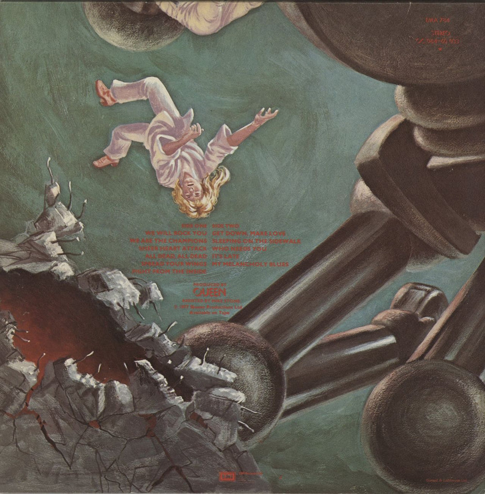 Queen News Of The World - 1st - Die-Cut Inner UK vinyl LP album (LP record)