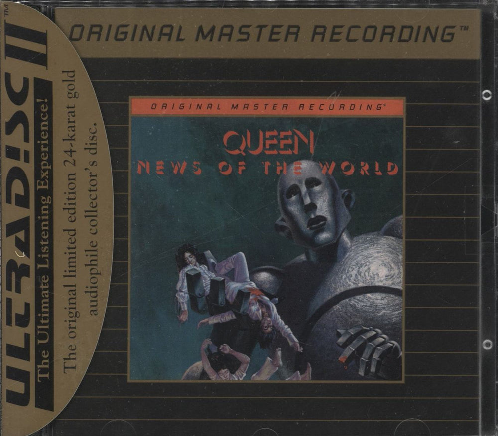 Queen News Of The World - Gold - Sealed US CD album (CDLP) UDCD588