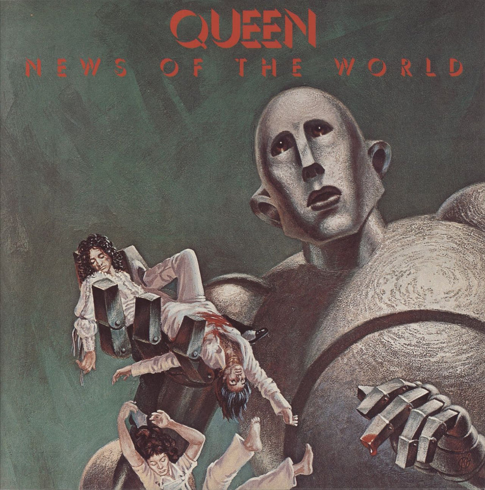 Queen News Of The World UK vinyl LP album (LP record) QUEENLP6