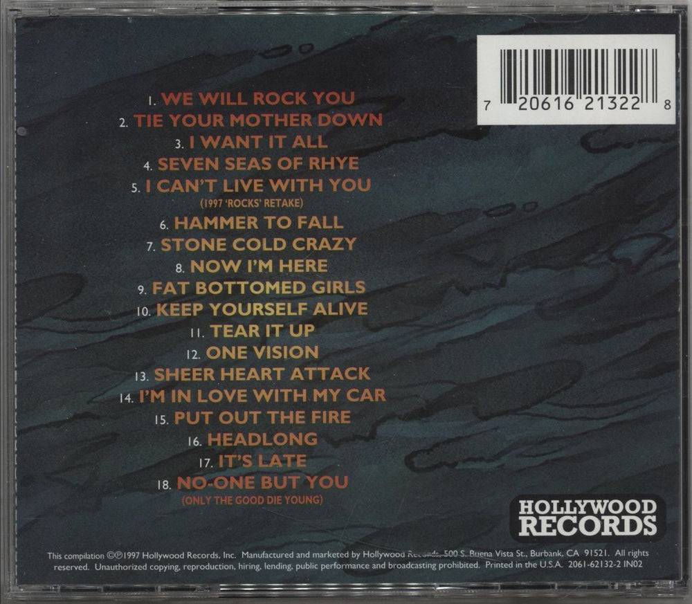 Queen Queen Rocks US CD album (CDLP) 720616213228