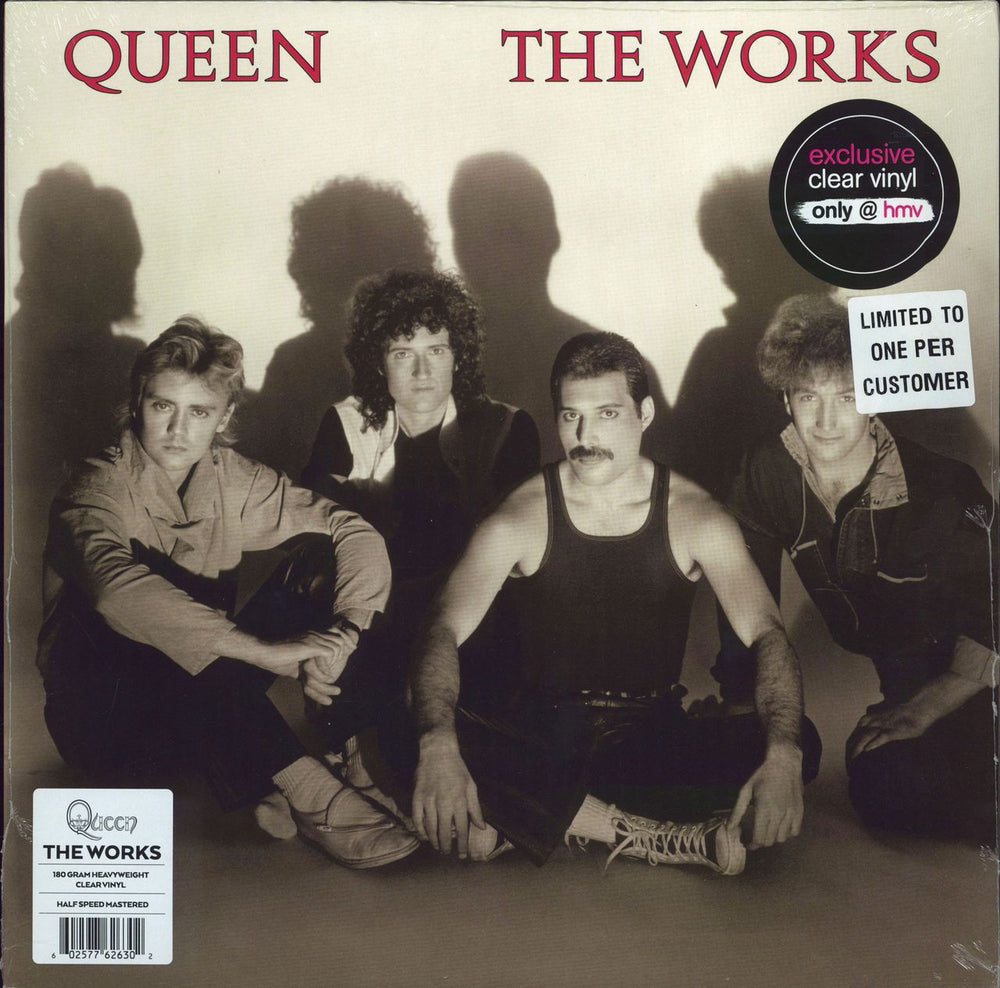 Queen The Works - 180gm Clear Vinyl - Sealed UK vinyl LP album (LP record) 00602577626302