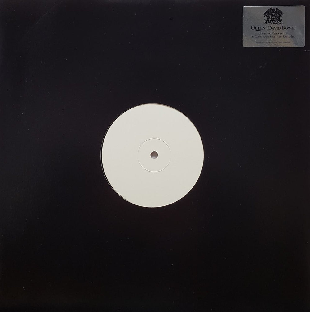 Queen Under Pressure - Club 2000 Mix UK Promo 12" vinyl single (12 inch record / Maxi-single) QUEENWL28