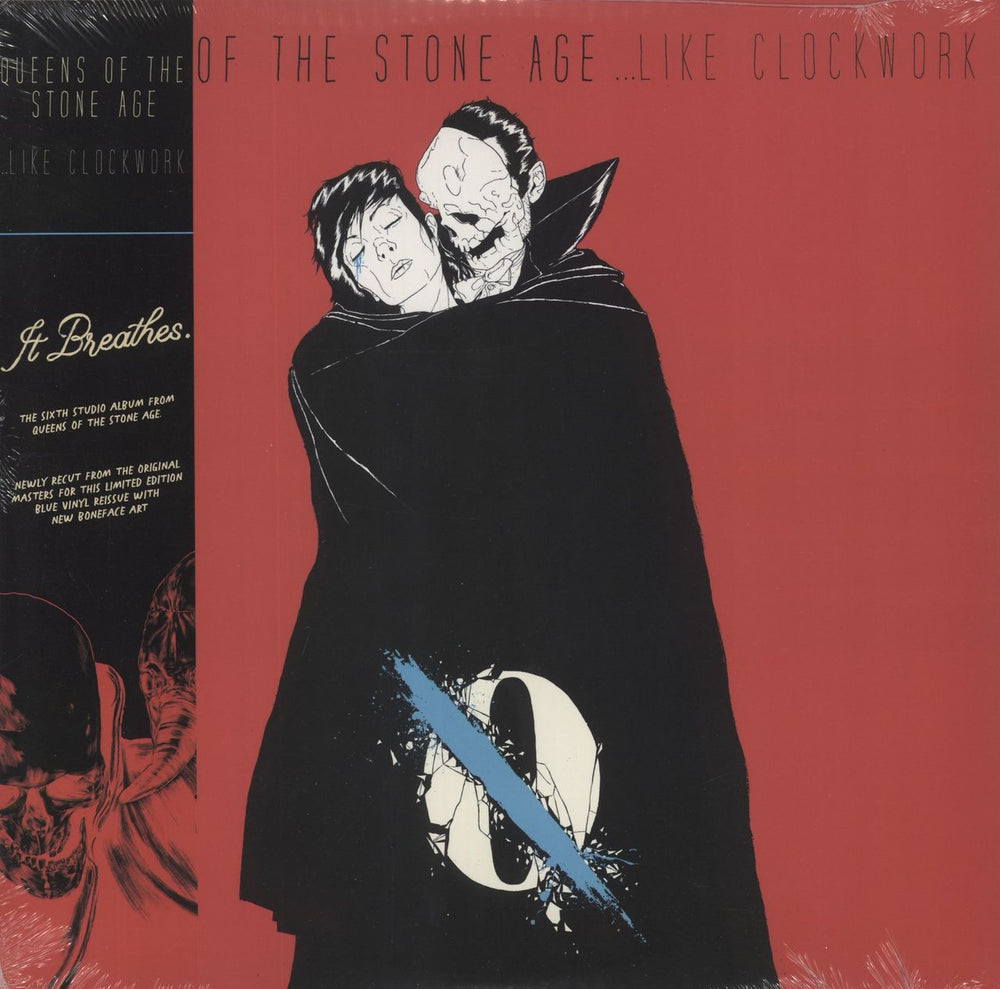 Queens Of The Stone Age ...Like Clockwork - Aqua Opaque Vinyl - Sealed US 2-LP vinyl record set (Double LP Album) OLE-1040-1