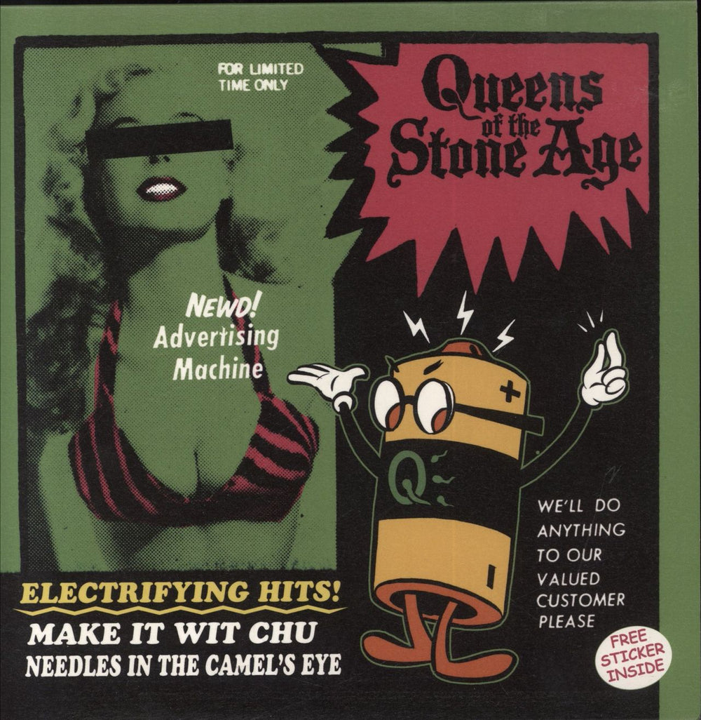 Queens Of The Stone Age Make It Wit Chu UK 7" vinyl single (7 inch record / 45) 1753954