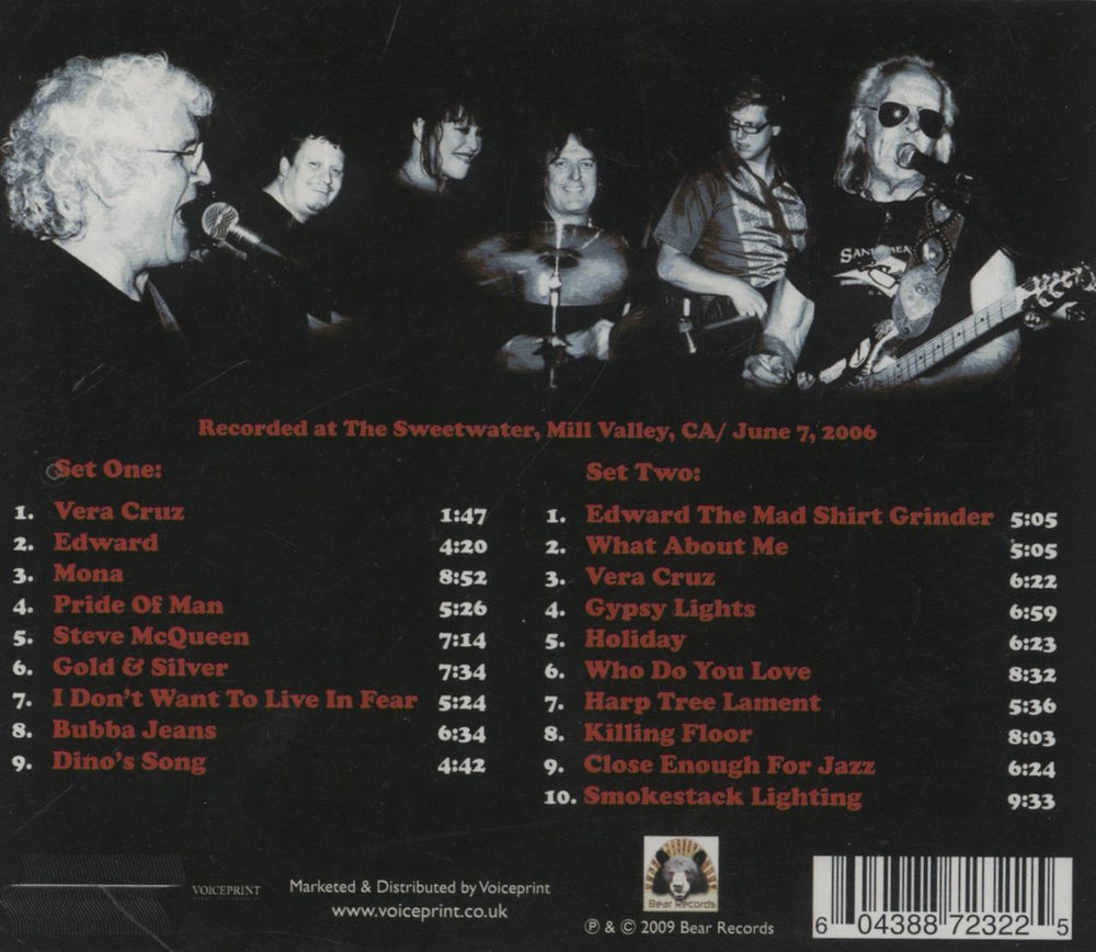 Quicksilver Messenger Service Reunion UK 2 CD album set (Double CD) 604388723225