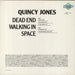 Quincy Jones Dead End Walking In Space German vinyl LP album (LP record)