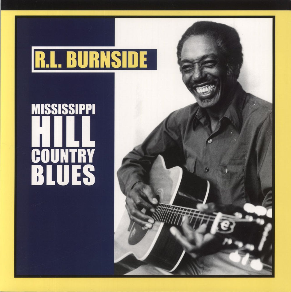 R.L. Burnside Mississippi Hill Country Blues - Yellow Vinyl US vinyl LP album (LP record) 80341-1