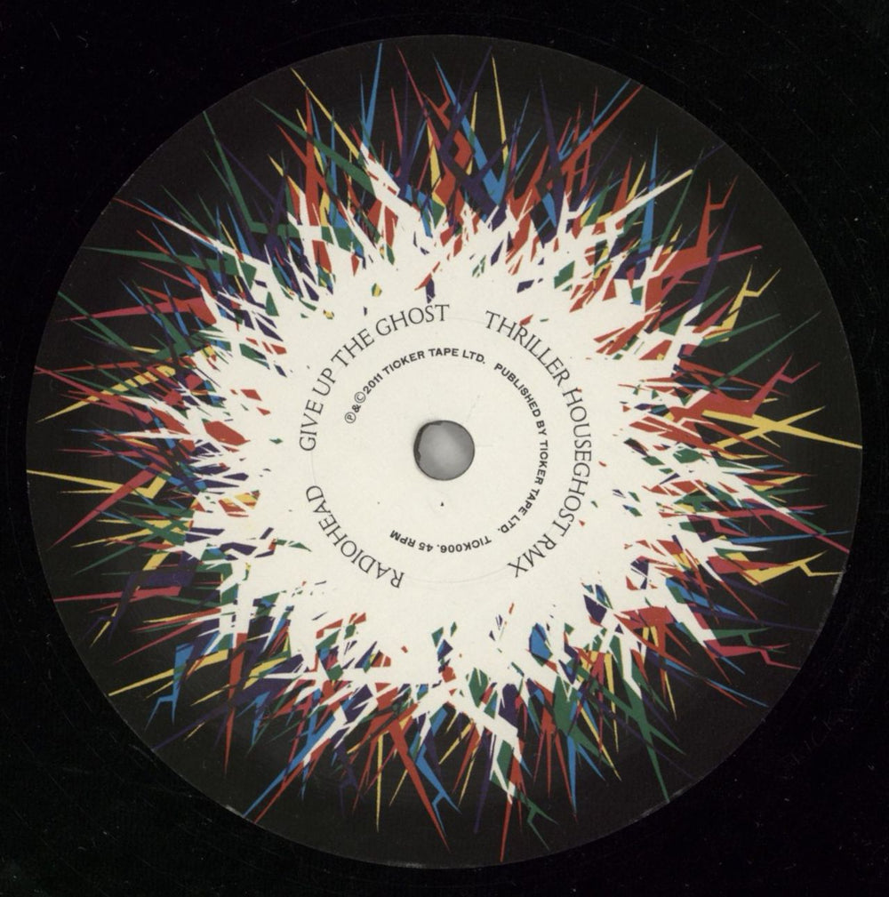 Radiohead Give Up The Ghost - Thriller Houseghost RMX UK 12" vinyl single (12 inch record / Maxi-single) R-H12GI868925