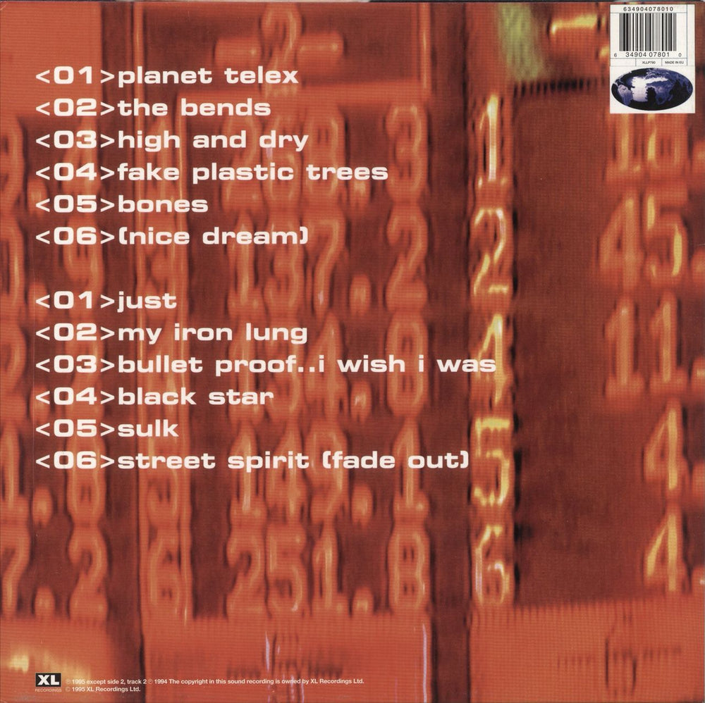 Radiohead The Bends - 180gm - EX UK vinyl LP album (LP record) 634904078010