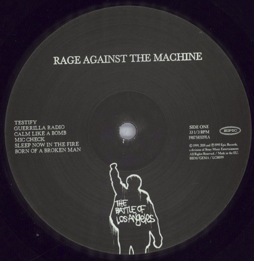 Rage Against The Machine he Battle Of Los Angeles - 180 Gram UK vinyl LP album (LP record) RAGLPHE830386