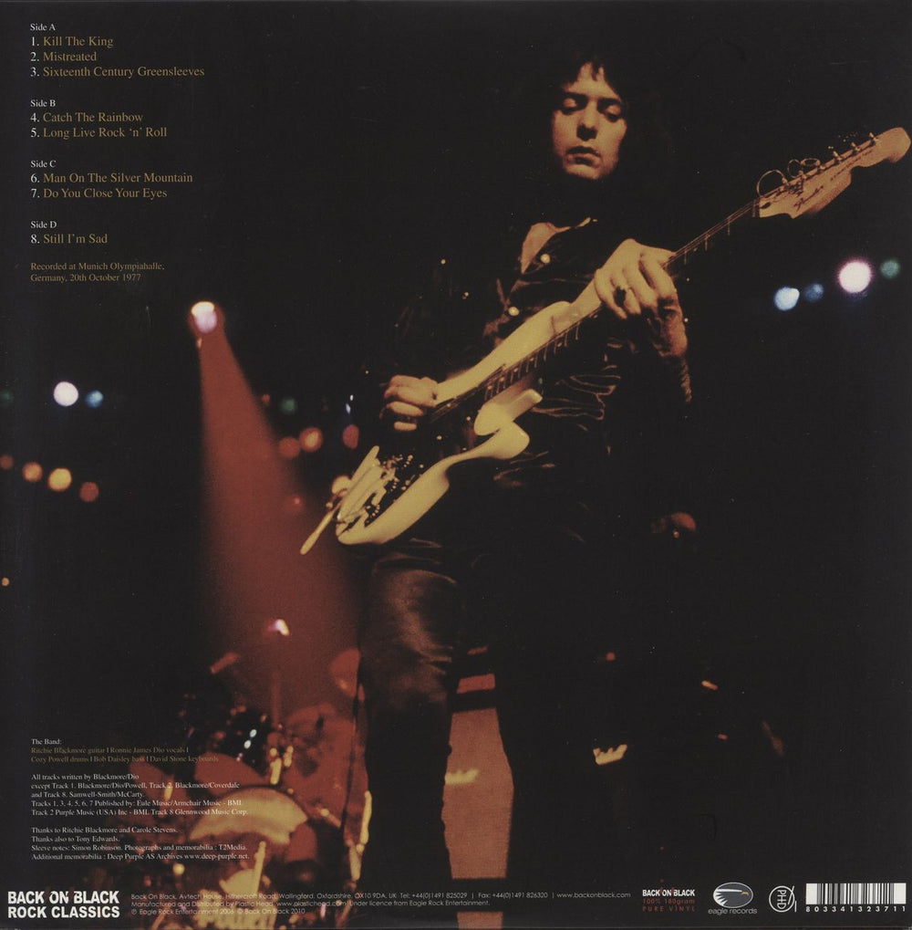 Rainbow Live In Munich UK 2-LP vinyl record set (Double LP Album) 803341323711