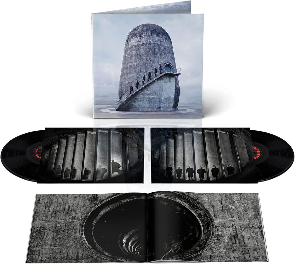 Rammstein Zeit - 180 Gram Black Vinyl 45RPM - Gold Embossed Cover - Sealed UK 2-LP vinyl record set (Double LP Album) RMM2LZE871880