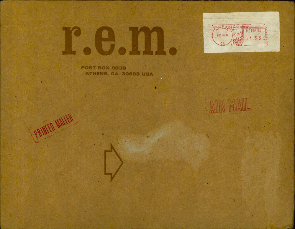 REM Sex Bomb - Complete + Mailer US Promo 7" vinyl single (7 inch record / 45) REM1994
