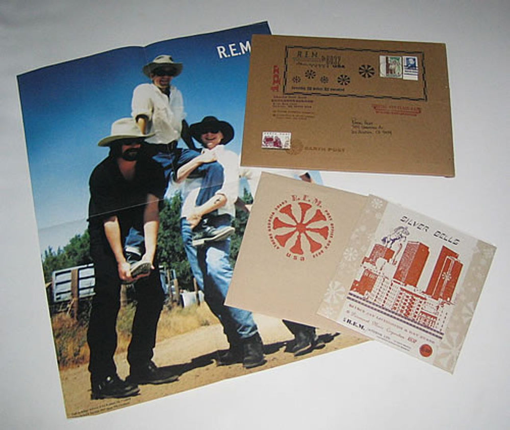 REM Silver Bells - Complete + Mailer US Promo 7" vinyl single (7 inch record / 45) REM1993