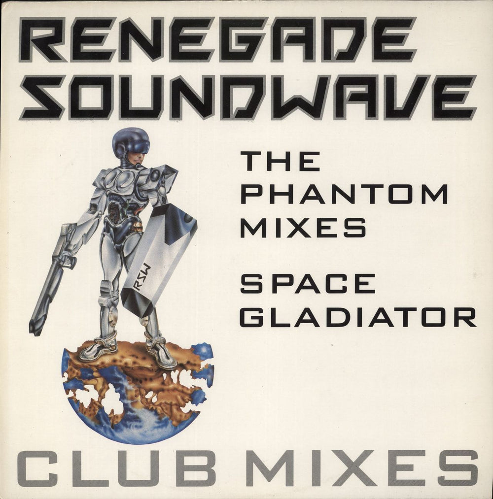 Renegade Soundwave Space Gladiator - Mixes UK 12" vinyl single (12 inch record / Maxi-single) L12MUTE104