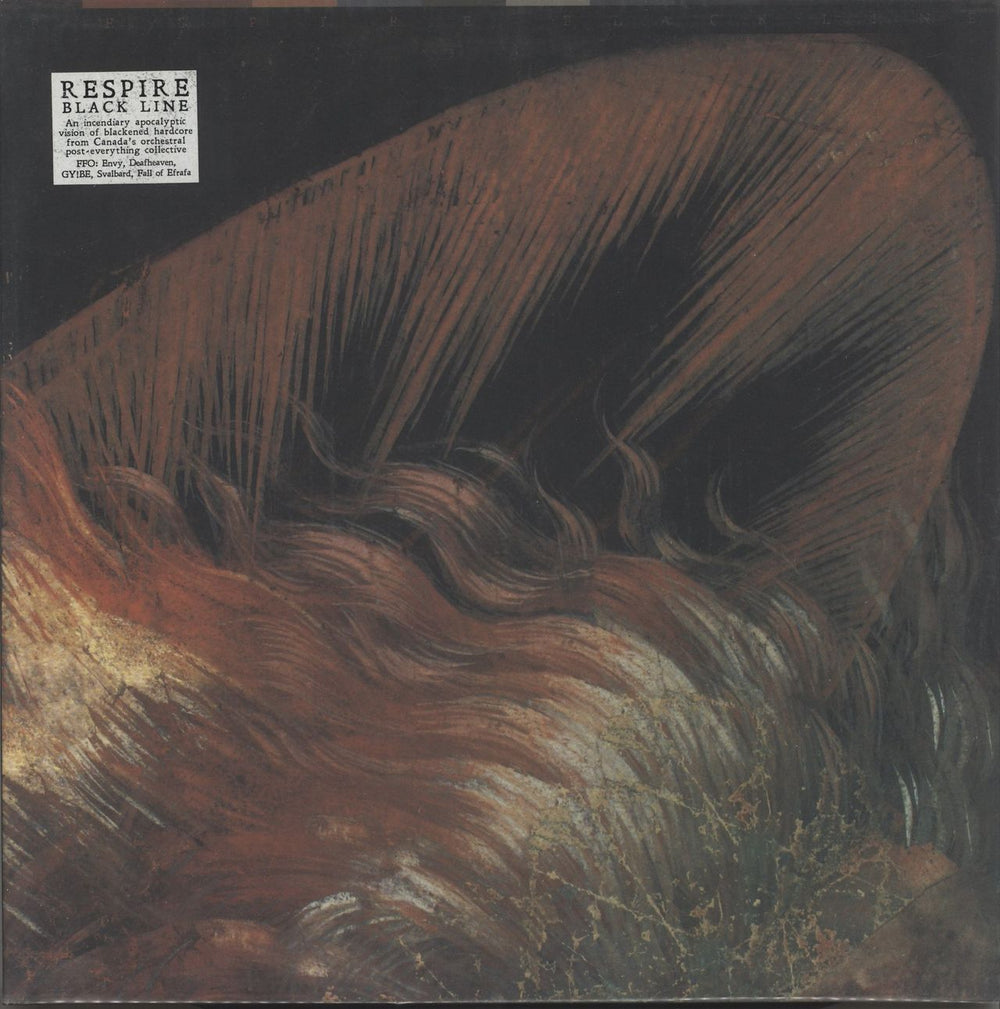 Respire Black Line - Pink Vinyl UK vinyl LP album (LP record) HRR361V / CRR012V-1