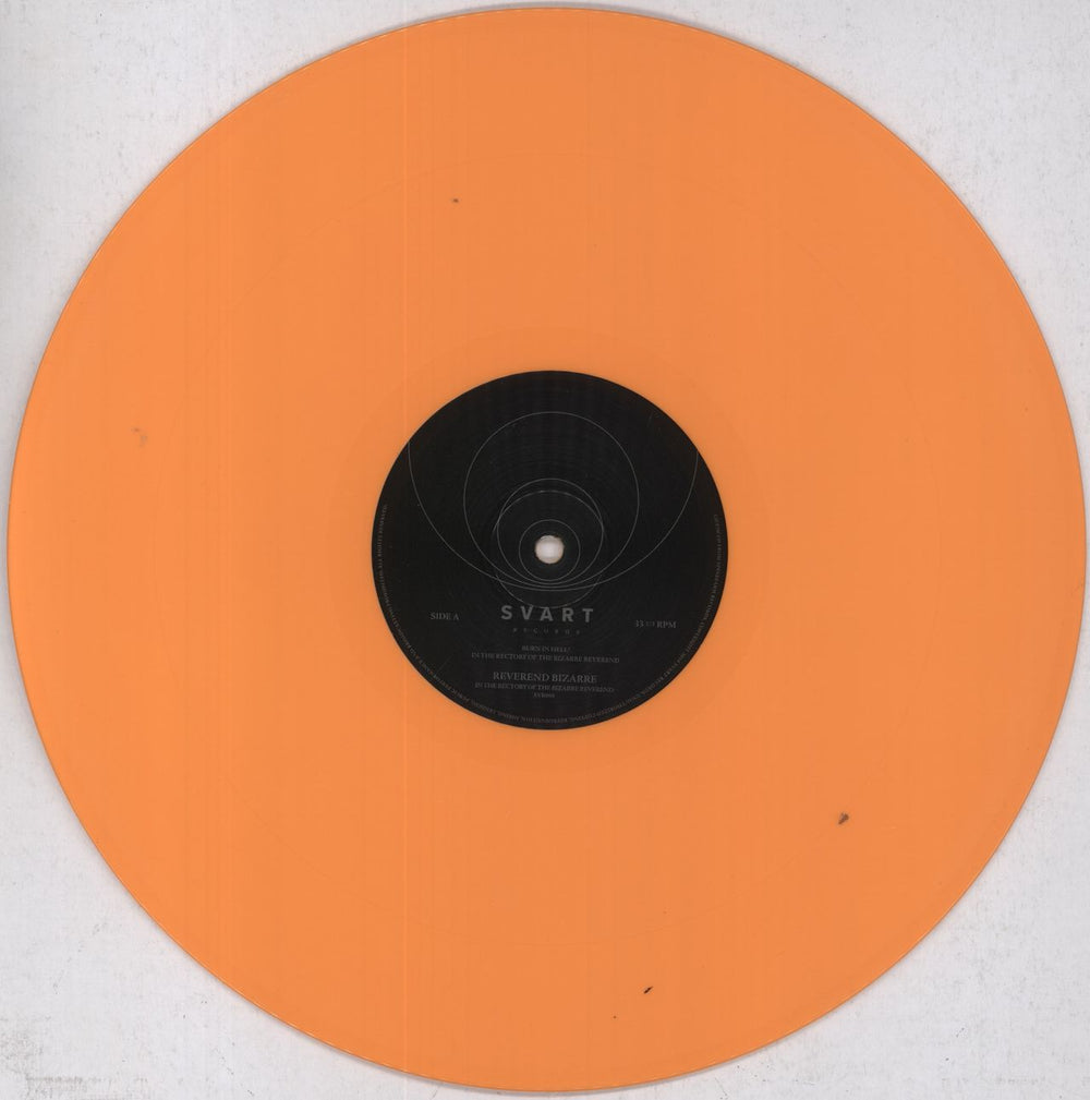 Reverend Bizarre In The Rectory Of The Bizarre Reverend - Orange Vinyl Finnish vinyl LP album (LP record) 6Q3LPIN831495