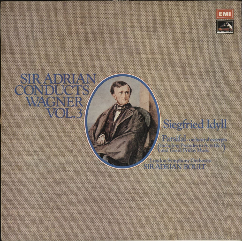 Richard Wagner Vol. 3, Siegfried Idyll - Parsifal: Orchestral Excerpts (Including Preludes To Acts 1 & 3 And Good F UK vinyl LP album (LP record) ASD3000