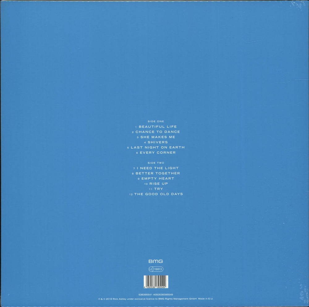 Rick Astley Beautiful Life - Sealed UK vinyl LP album (LP record) 4050538395549