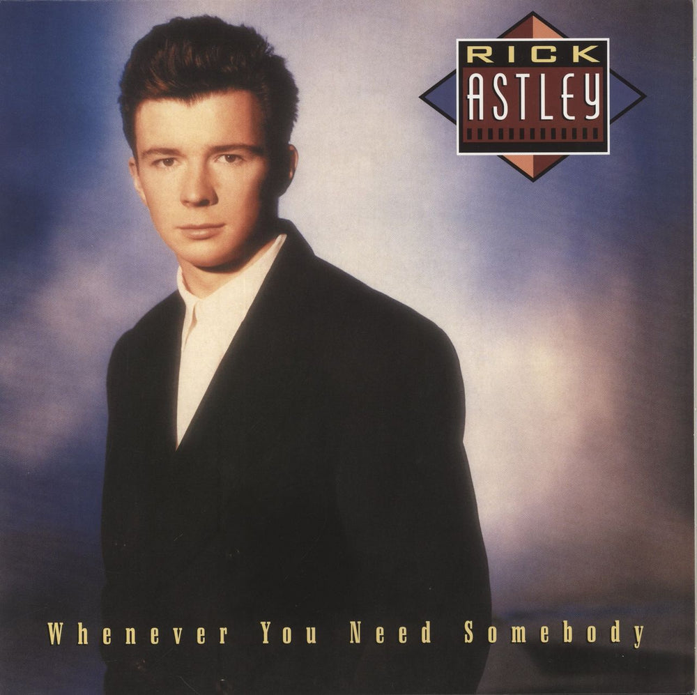 Rick Astley Whenever You Need Somebody - RSD 2022 - Red Vinyl UK vinyl LP album (LP record) BMGCAT562LP