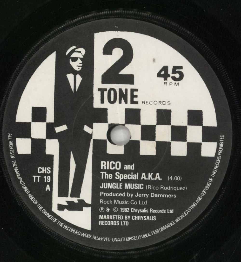 Rico Jungle Music - Paper Label UK 7" vinyl single (7 inch record / 45) RHF07JU304554