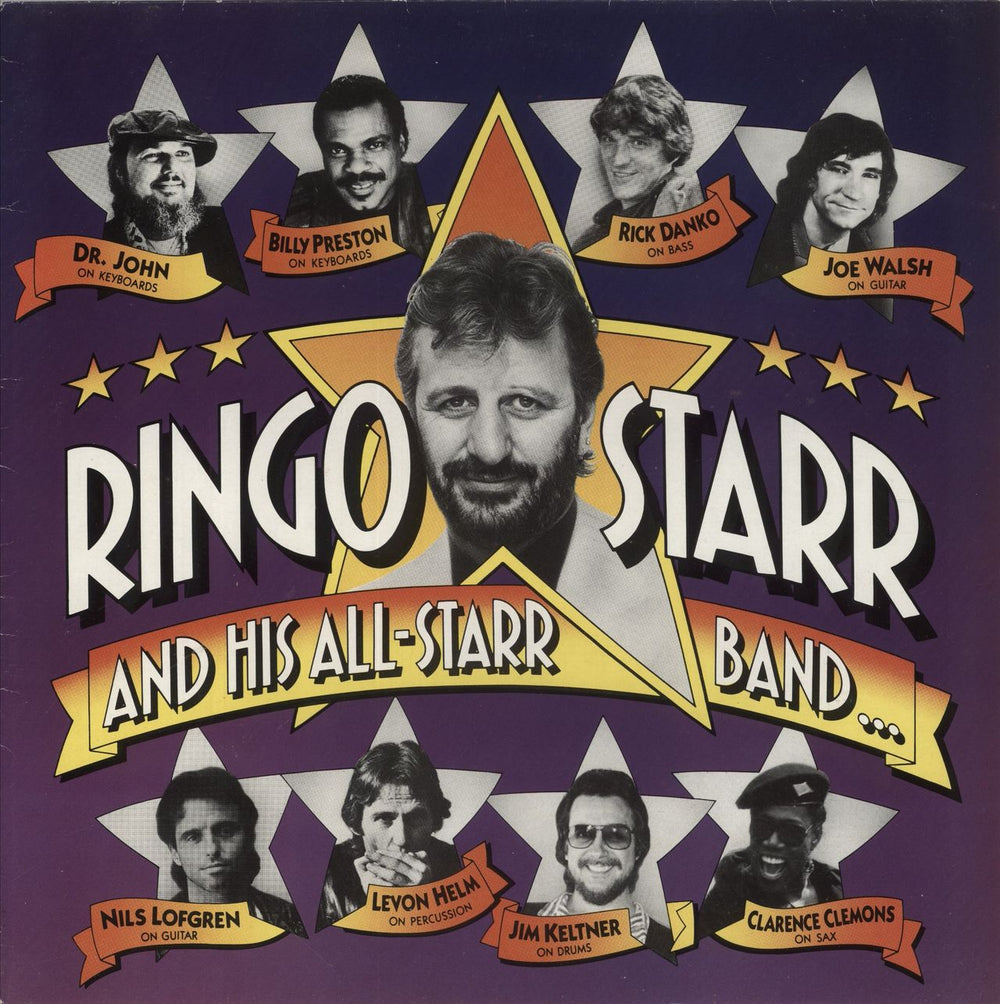 Ringo Starr Ringo Starr And His All-Star Band UK vinyl LP album (LP record) EMS1375