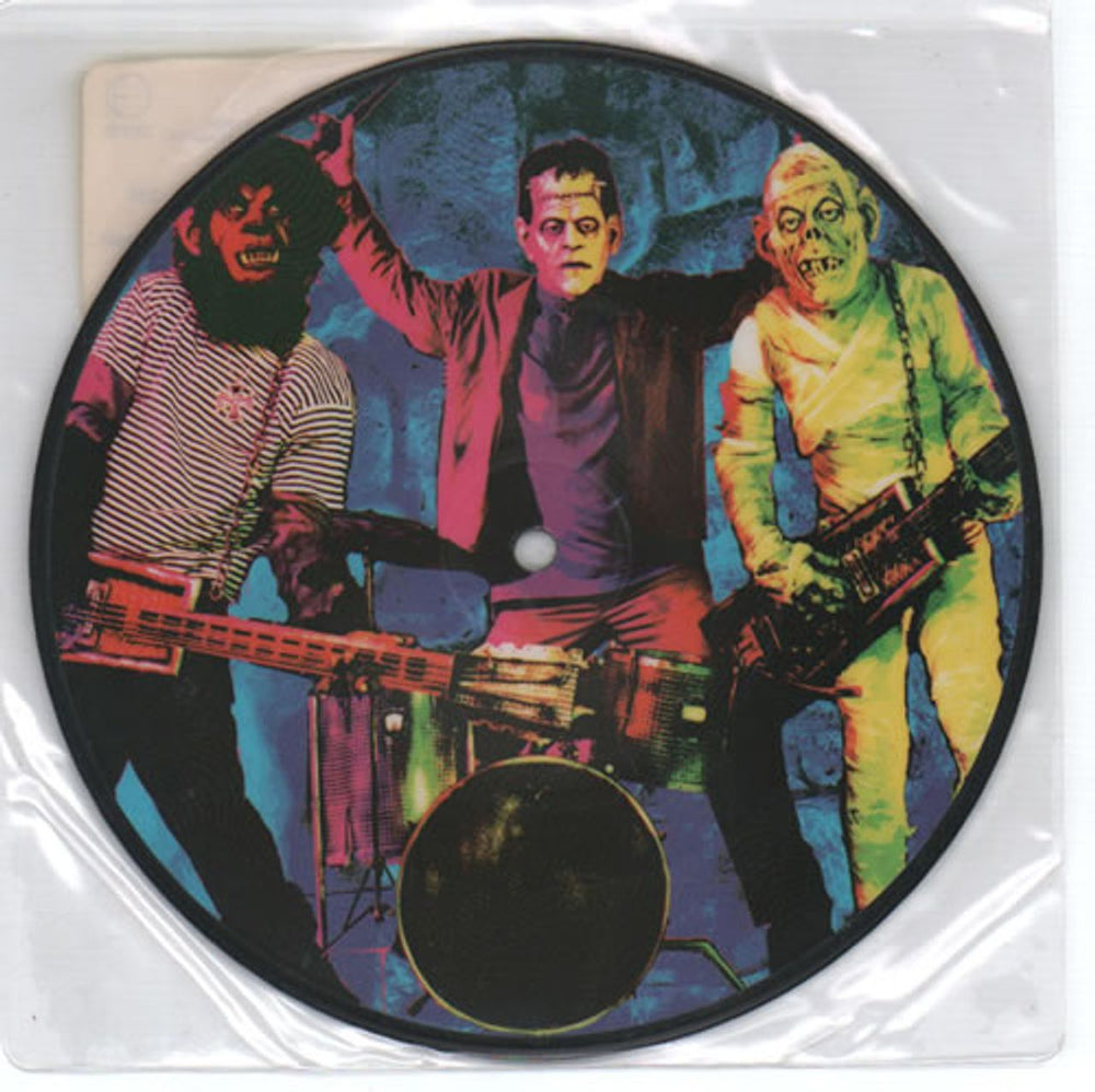 Rob Zombie Dragula UK 7" vinyl picture disc (7 inch picture disc single) GFX22367