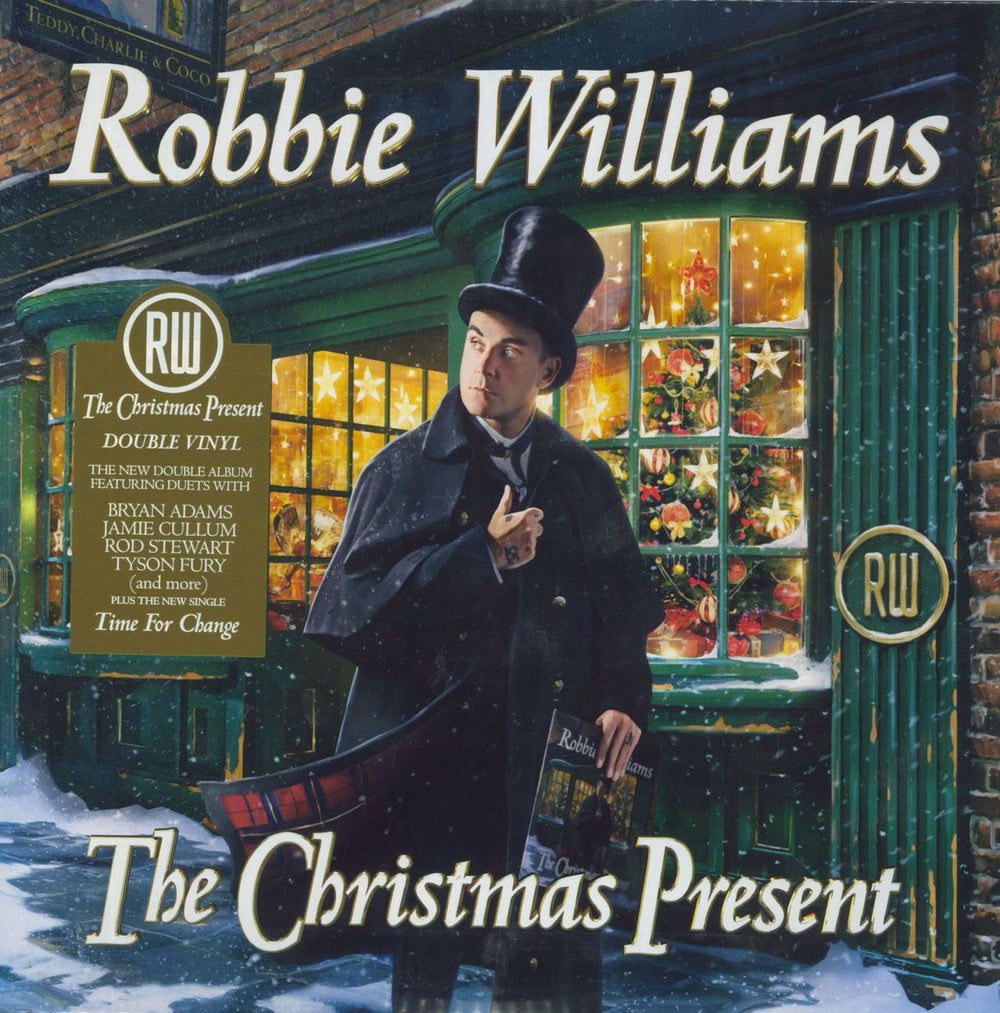 Robbie Williams The Christmas Present - Sealed UK 2-LP vinyl record set (Double LP Album) 19075996711