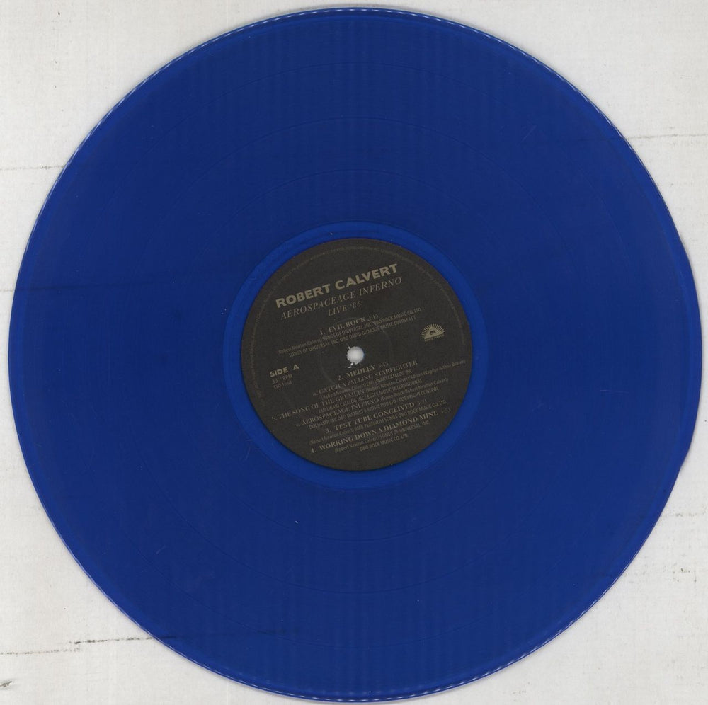 Robert Calvert Aerospaceage Inferno Live '86 US vinyl LP album (LP record) CLVLPAE861009