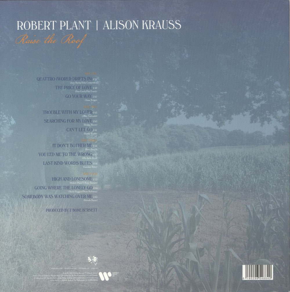 Robert Plant & Alison Krauss Raise The Roof - Yellow Vinyl RSD Store Exclusive UK 2-LP vinyl record set (Double LP Album) 190296548840