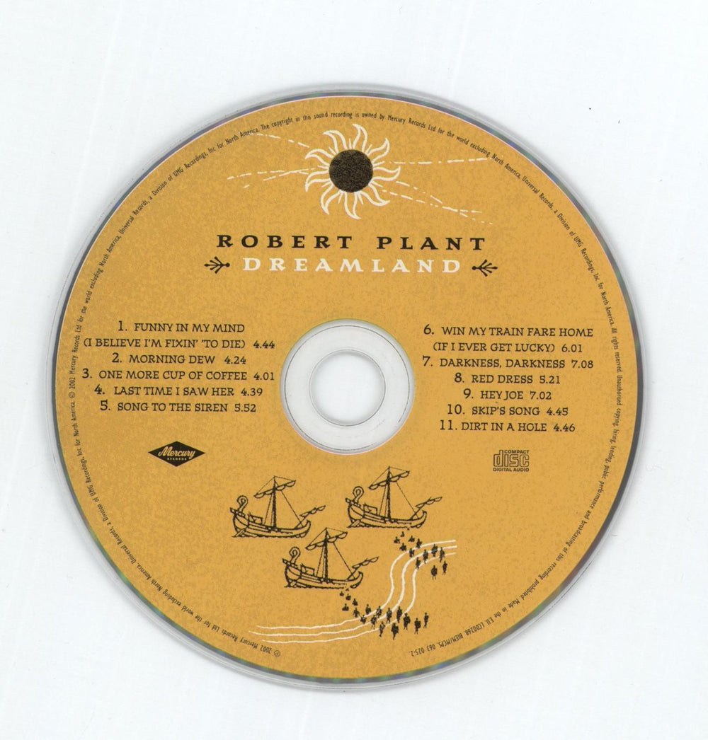 Robert Plant Dreamland UK CD album (CDLP) PLACDDR217900