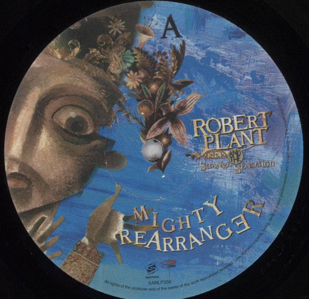 Robert Plant Mighty Rearranger - EX UK vinyl LP album (LP record) PLALPMI825255