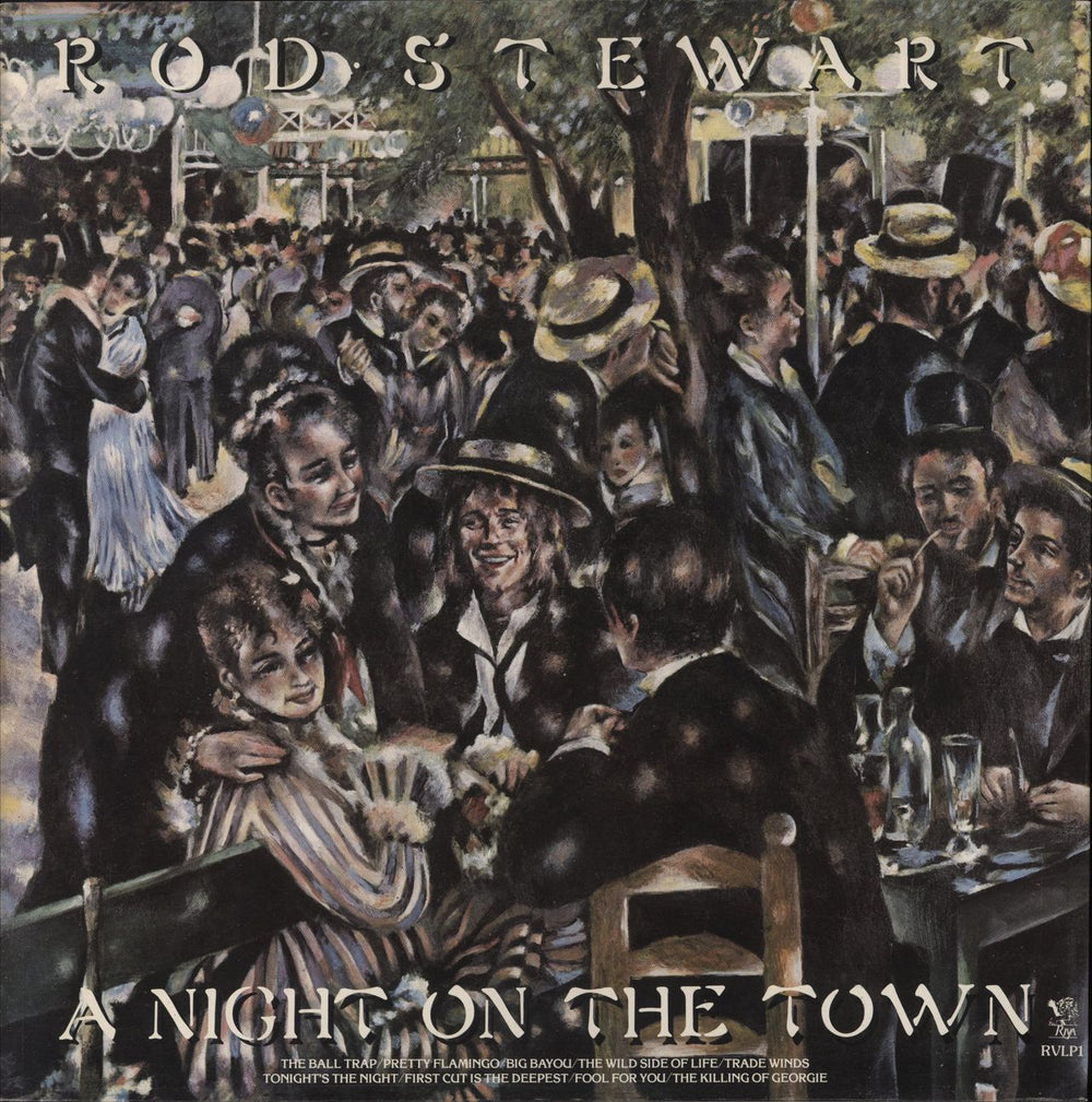 Rod Stewart A Night On The Town UK vinyl LP album (LP record)