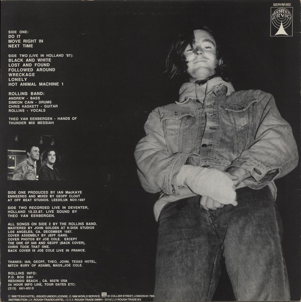 Rollins Band Do It - VG UK vinyl LP album (LP record)