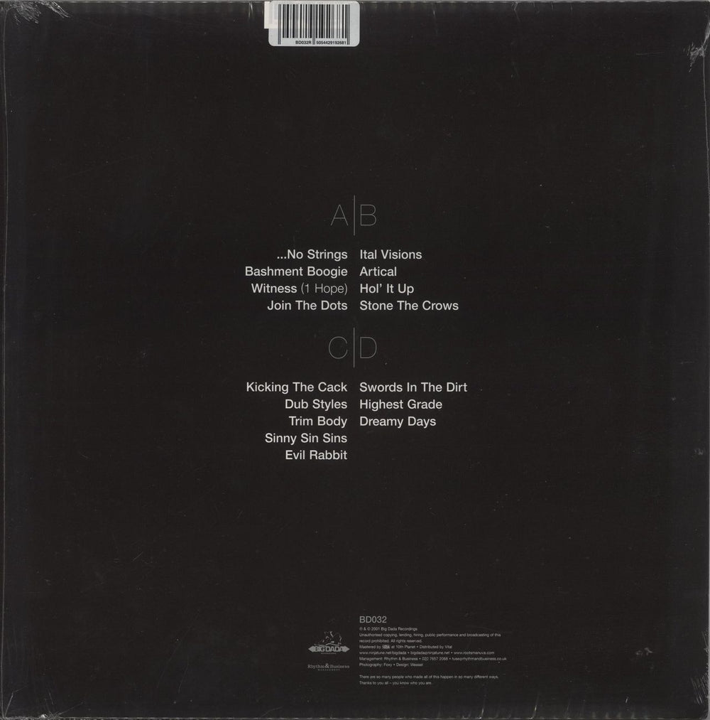 Roots Manuva Run Come Save Me - Red Vinyl UK 2-LP vinyl record set (Double LP Album) 5054429192681