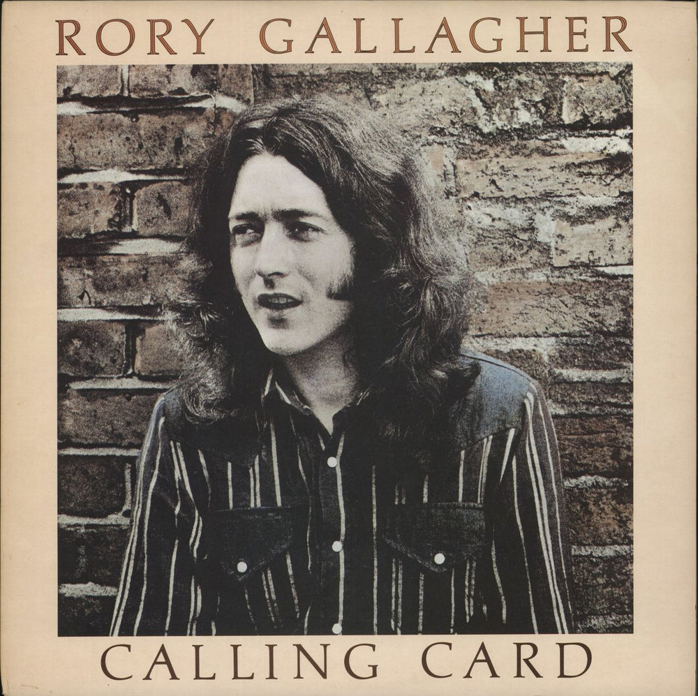 Rory Gallagher Calling Card + Inner - EX UK vinyl LP album (LP record) CHR1124