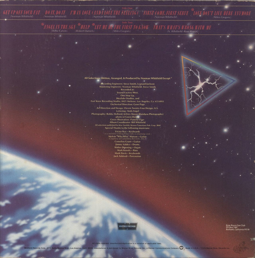 Rose Royce Strikes Again! US vinyl LP album (LP record)